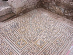 Roman mosaic near Şahinefendi